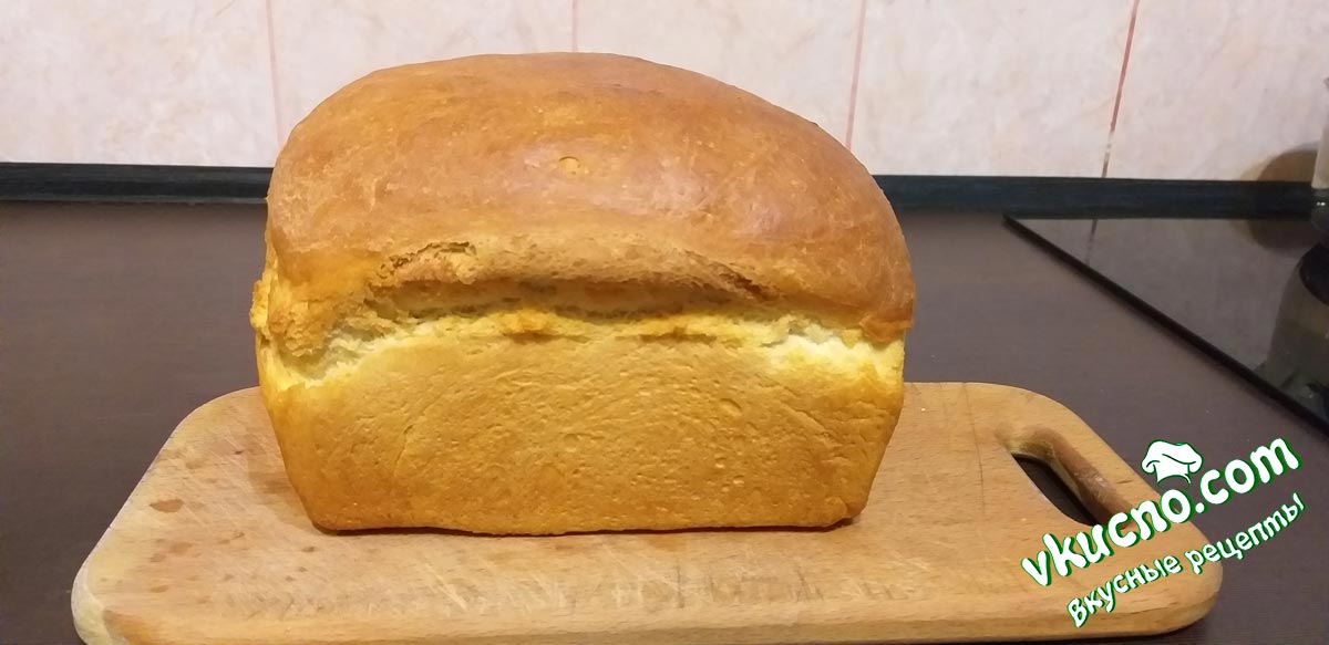 Хлеб в духовке на живых дрожжах - просто и быстро!