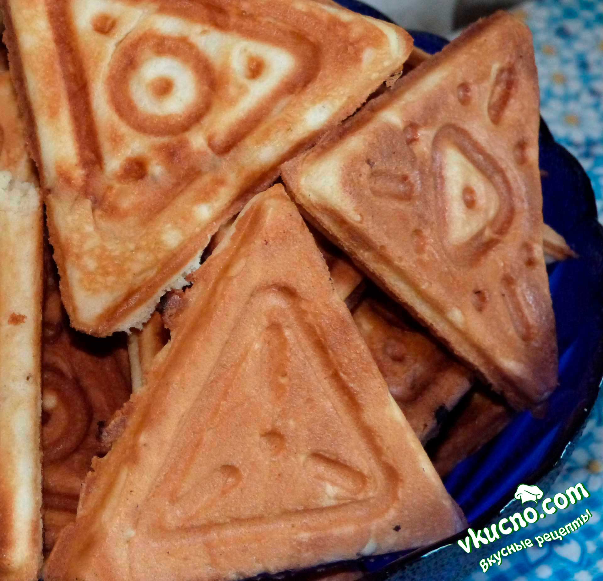 Печенье в форме треугольников на газу — рецепт с фото пошагово
